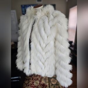 Vintage Cream Fur Jacket